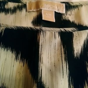 MK animal print blouse